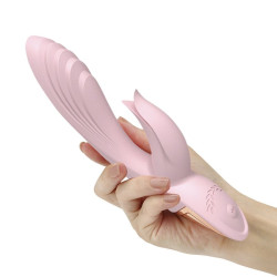 MyPlayToys Vibro Rabbit Twist Vibe 12 x 3.4cm Rose
